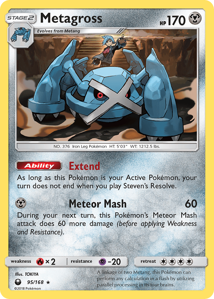 Metagross 2018 Pokemon Celestial Storm Reverse Holo