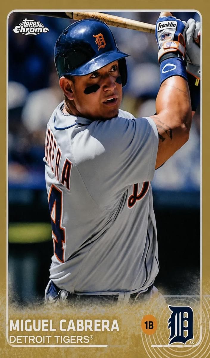Miguel Cabrera 2015 topps Topps Chrome