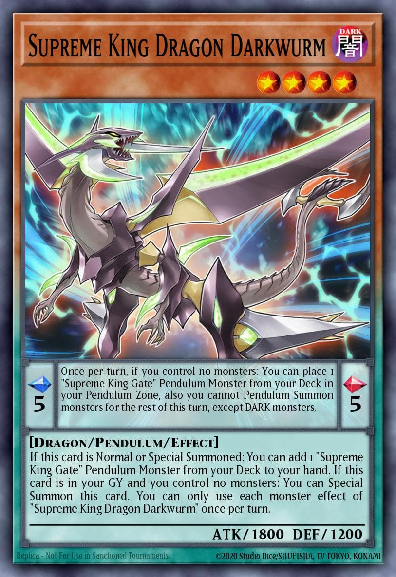 Supreme King Dragon Darkwurm #MACR-EN019