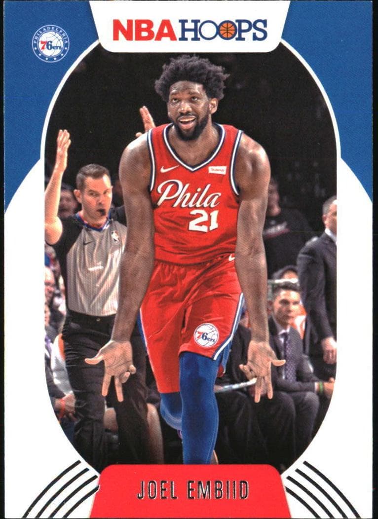 Joel Embiid 2020 panini Hoops Winter