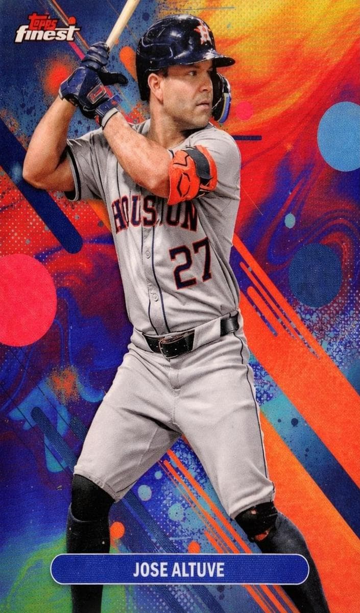 Jose Altuve 2025 topps Topps Finest