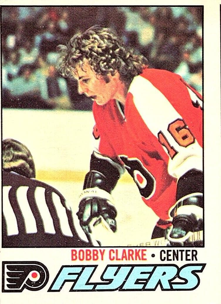 Bobby Clarke 1977 topps O-Pee-Chee
