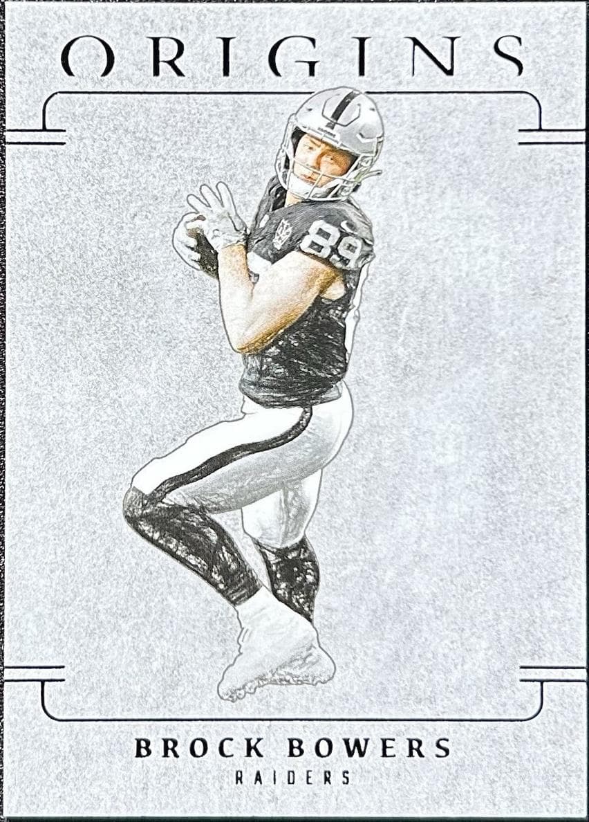 Brock Bowers 2025 panini Origins