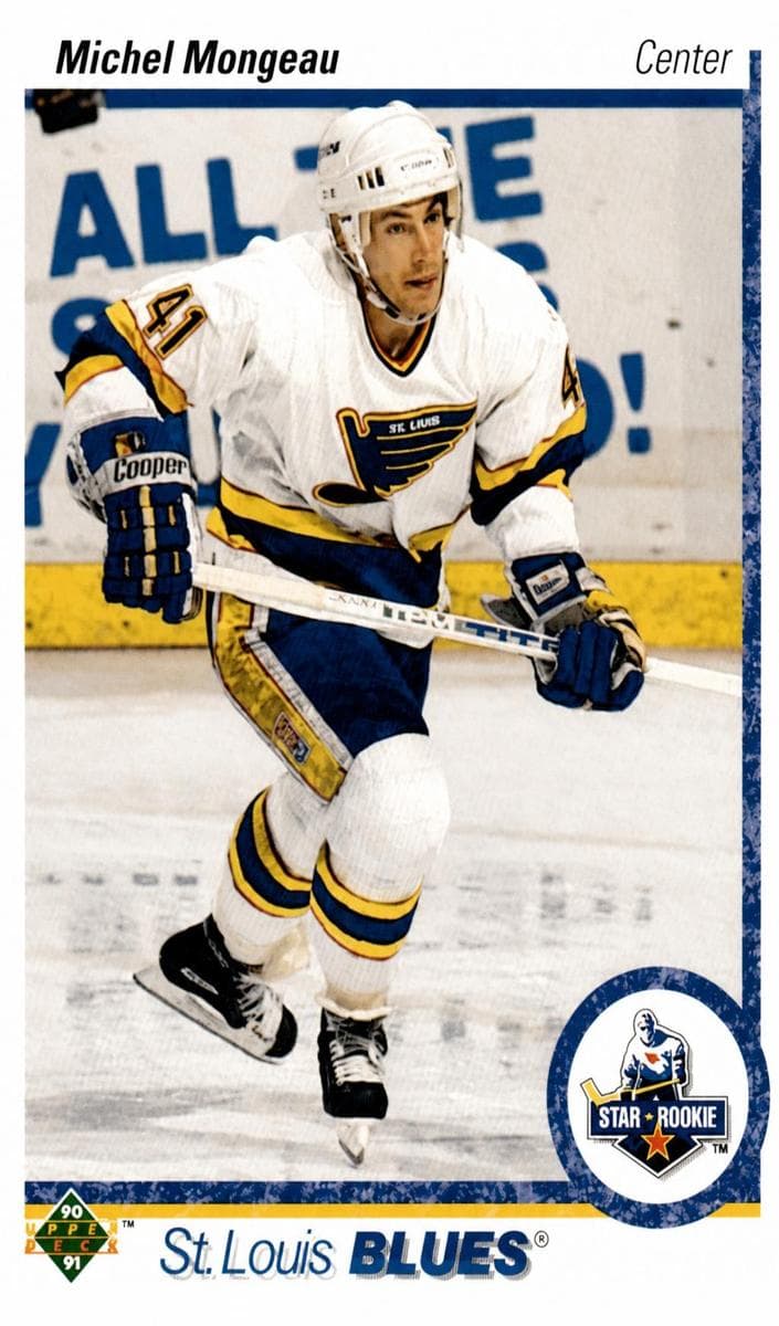 Michel Mongeau 1990 upper-deck Upper Deck