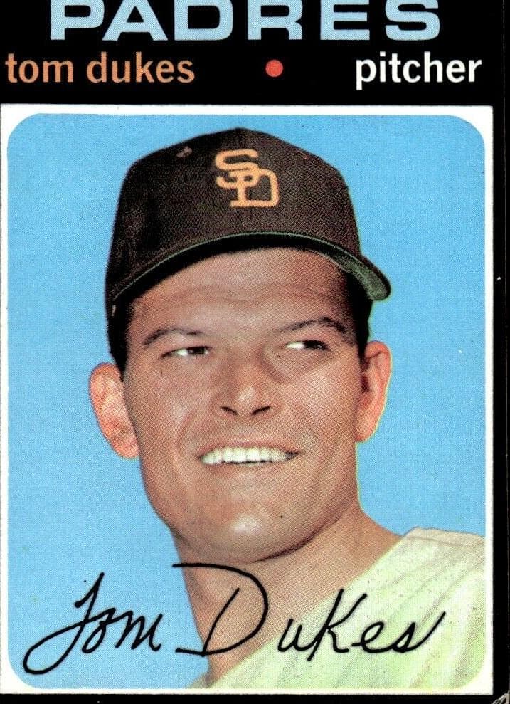 Tom Dukes 1971 topps Topps