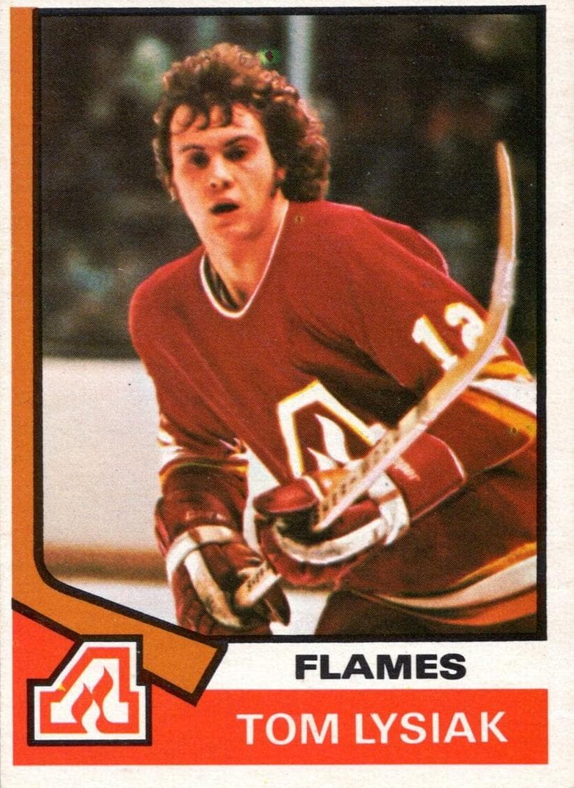 Tom Lysiak 1974 topps O-Pee-Chee