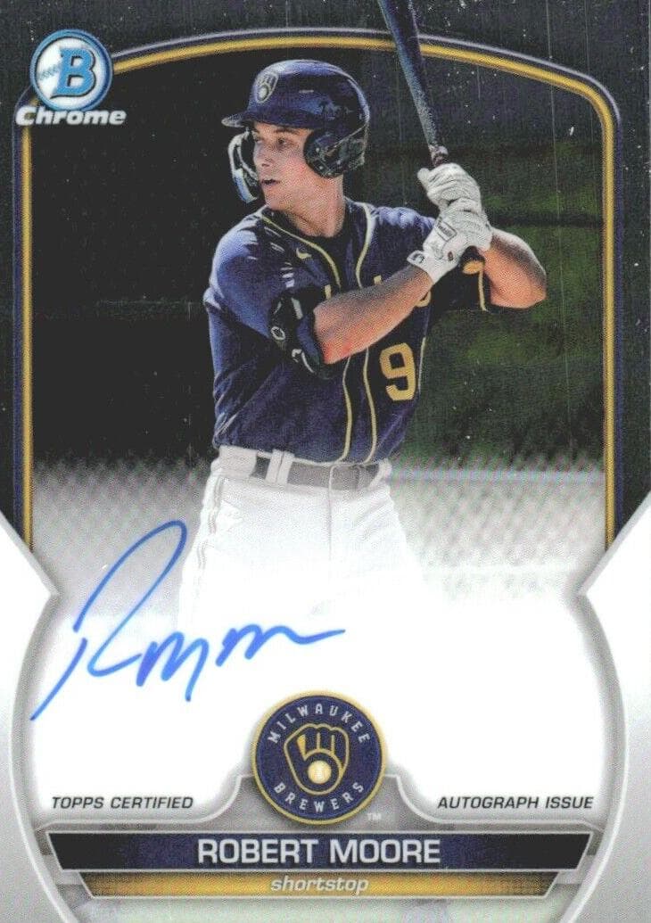 Robert Moore trading card