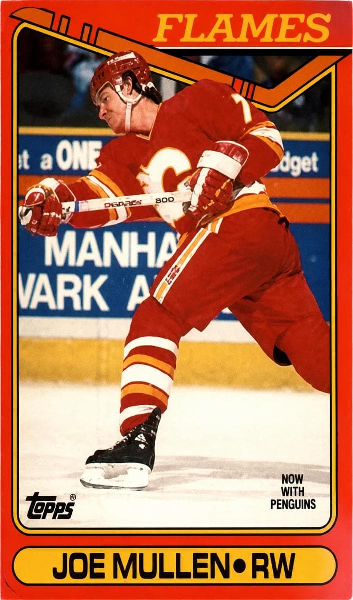 Joe Mullen 1990 topps Topps