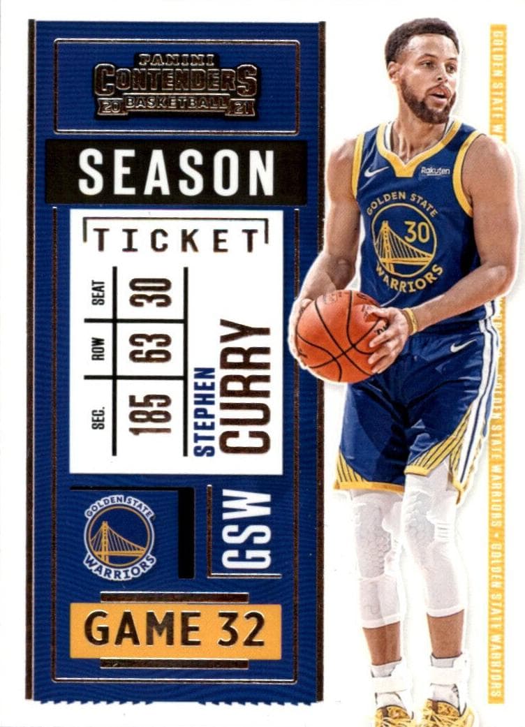 Stephen Curry 2020 panini Panini Contenders