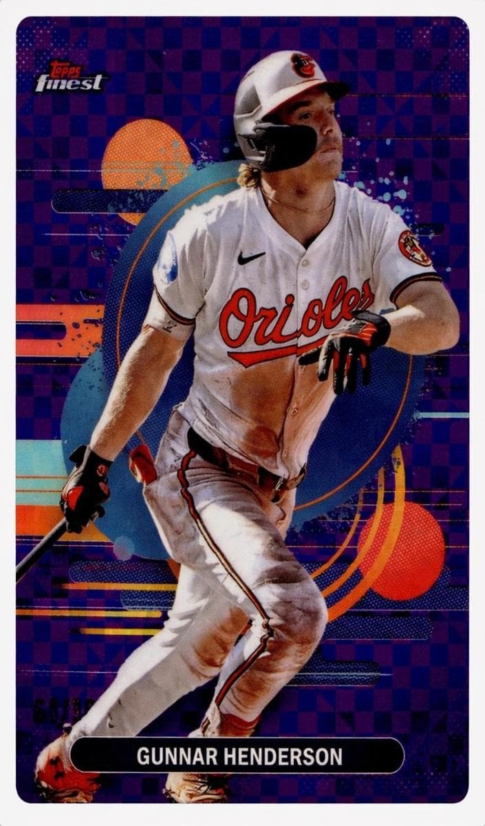 Gunnar Henderson 2025 topps Topps Finest