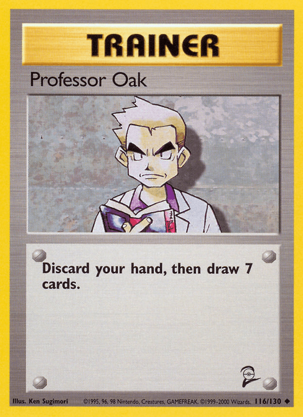 Professor Oak 2000 Pokemon Base Set 2