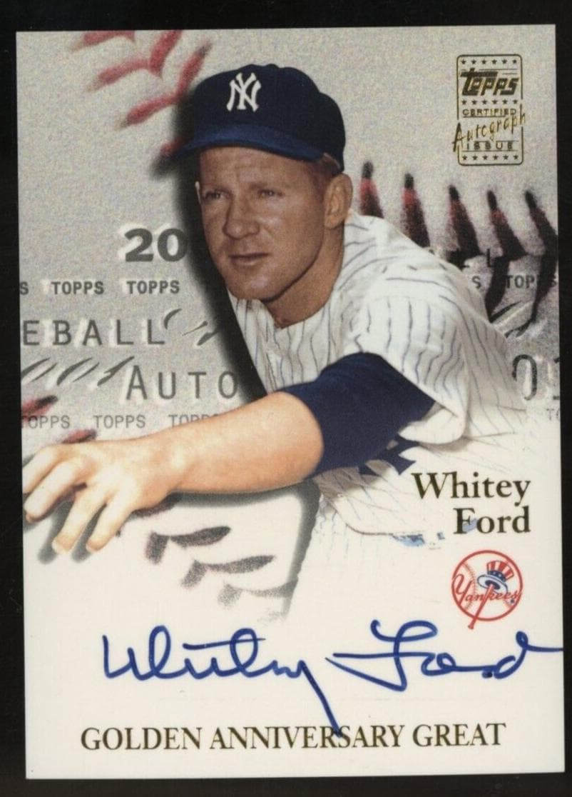 Whitey Ford 2001 topps Topps