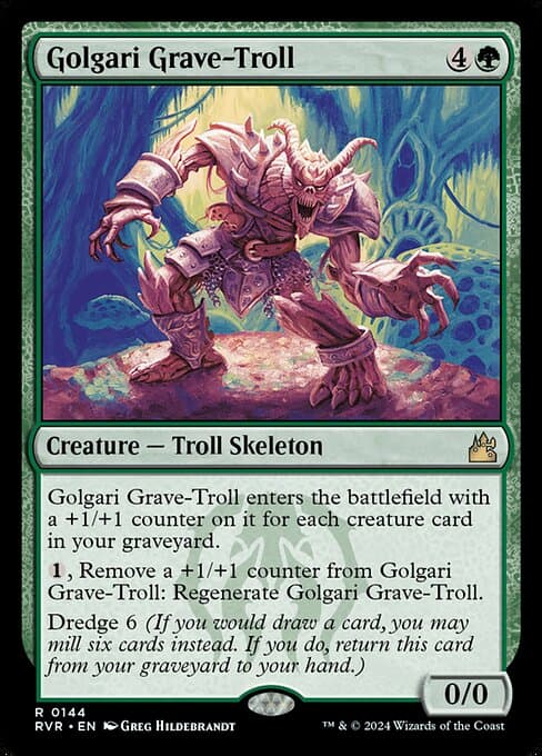 Golgari Grave-Troll 2005 Magic: The Gathering Ravnica