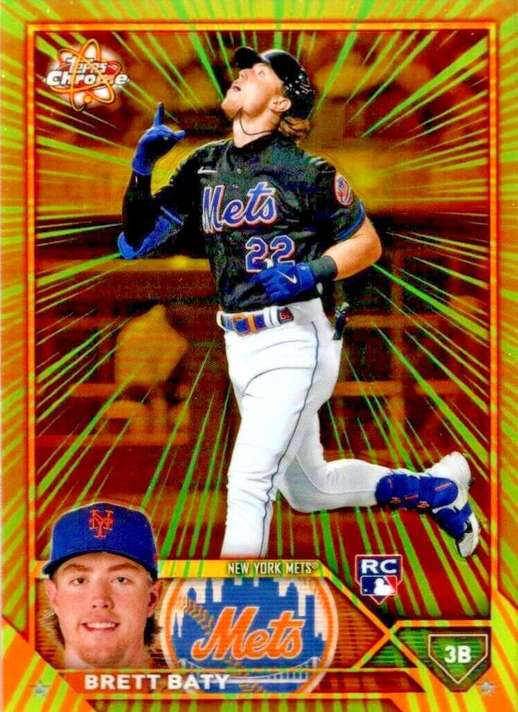 Brett Baty 2023 topps Topps Chrome