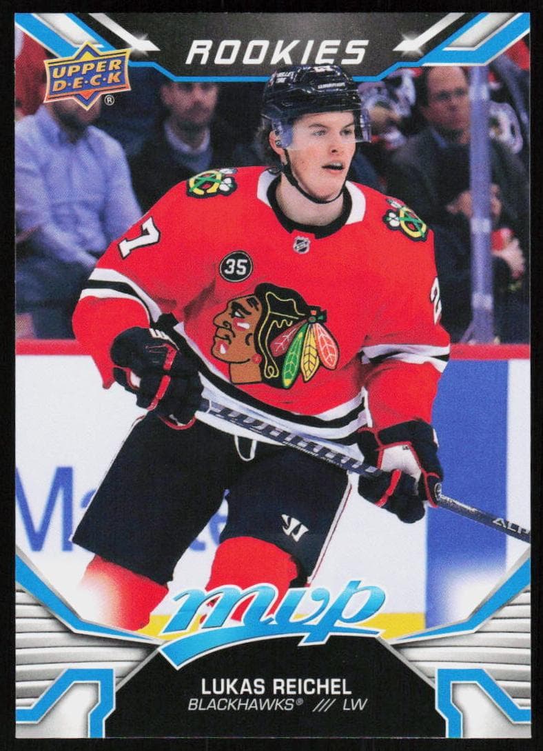 Lukas Reichel 2022 Upper Deck MVP rookie card