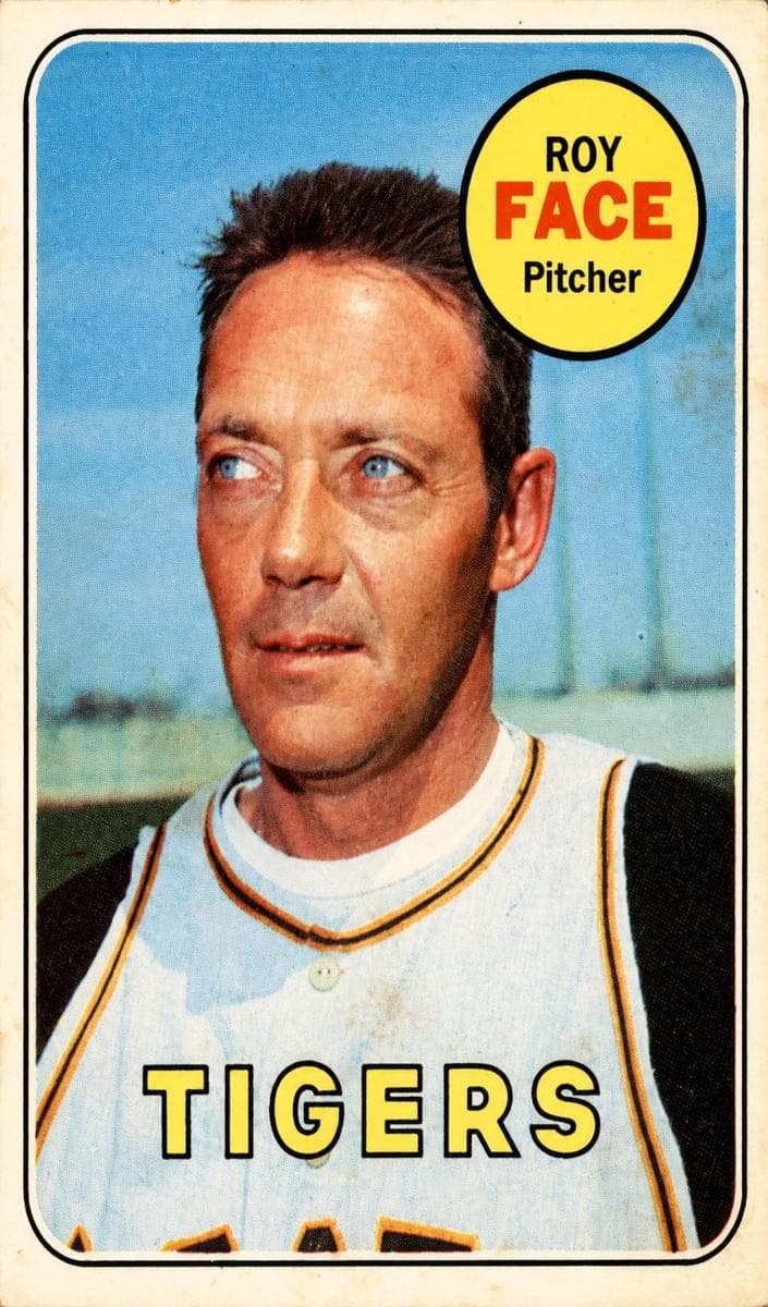 Roy Face 1969 topps