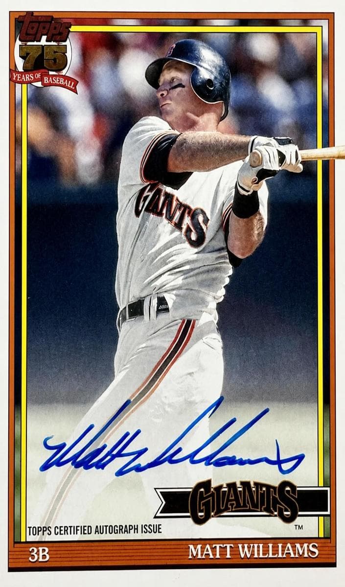 Matt Williams #91a-mw