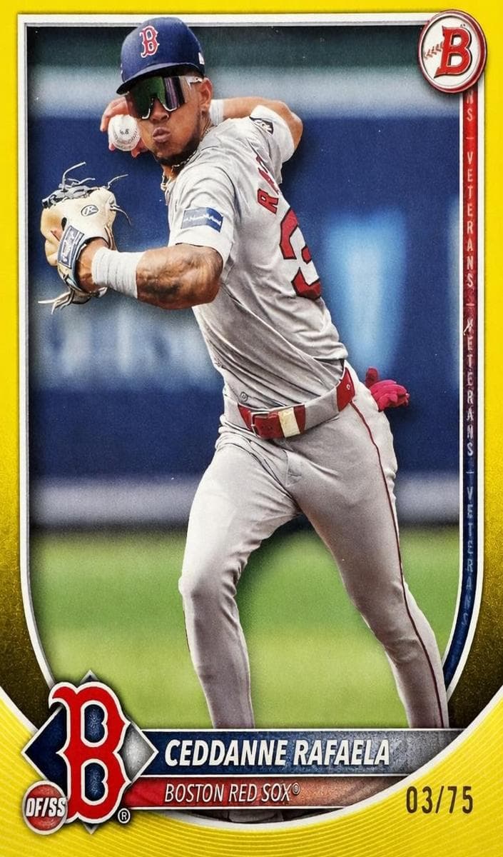 Ceddanne Rafaela 2025 bowman Bowman