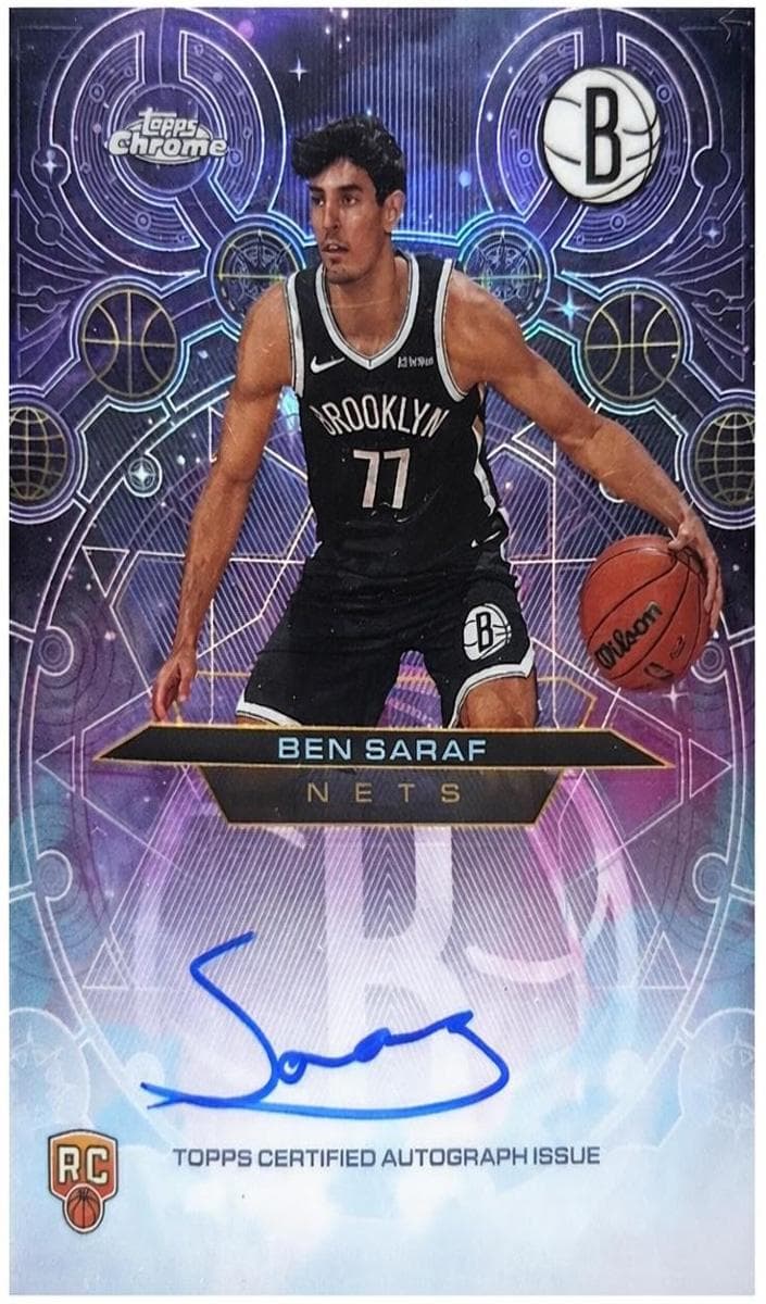 Ben Saraf 2025 topps Topps Chrome