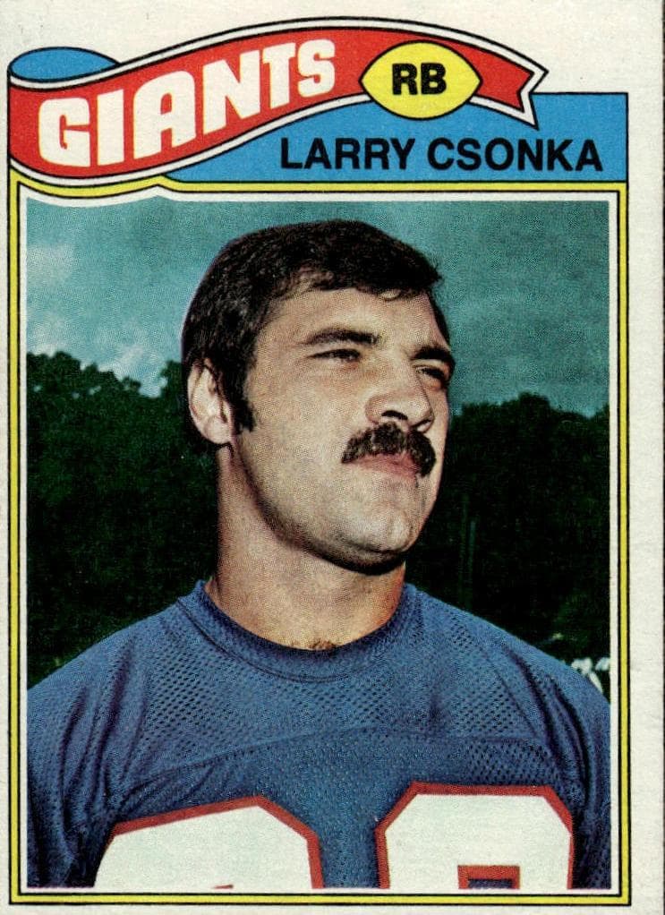 Larry Csonka 1977 topps Topps