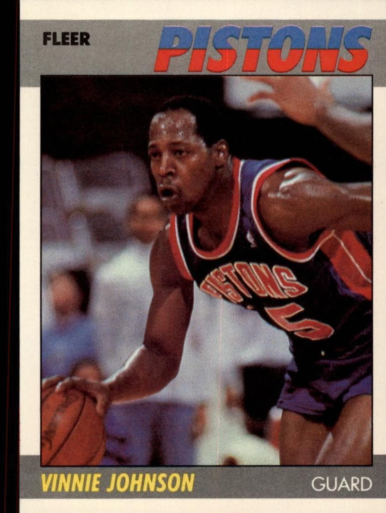 Vinnie Johnson trading card