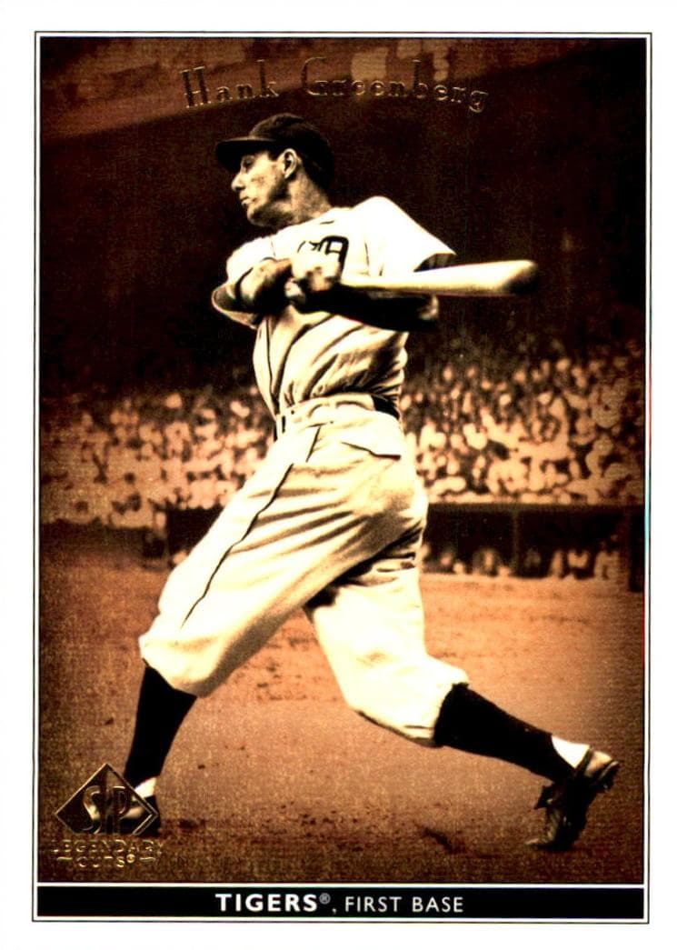 Hank Greenberg 2002 unknown SP Legendary Cuts