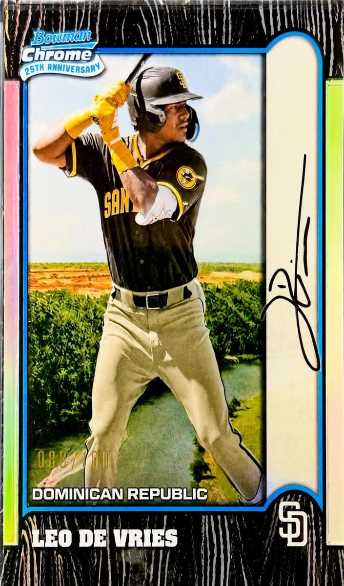 Leo De Vries 2024 bowman Bowman Chrome