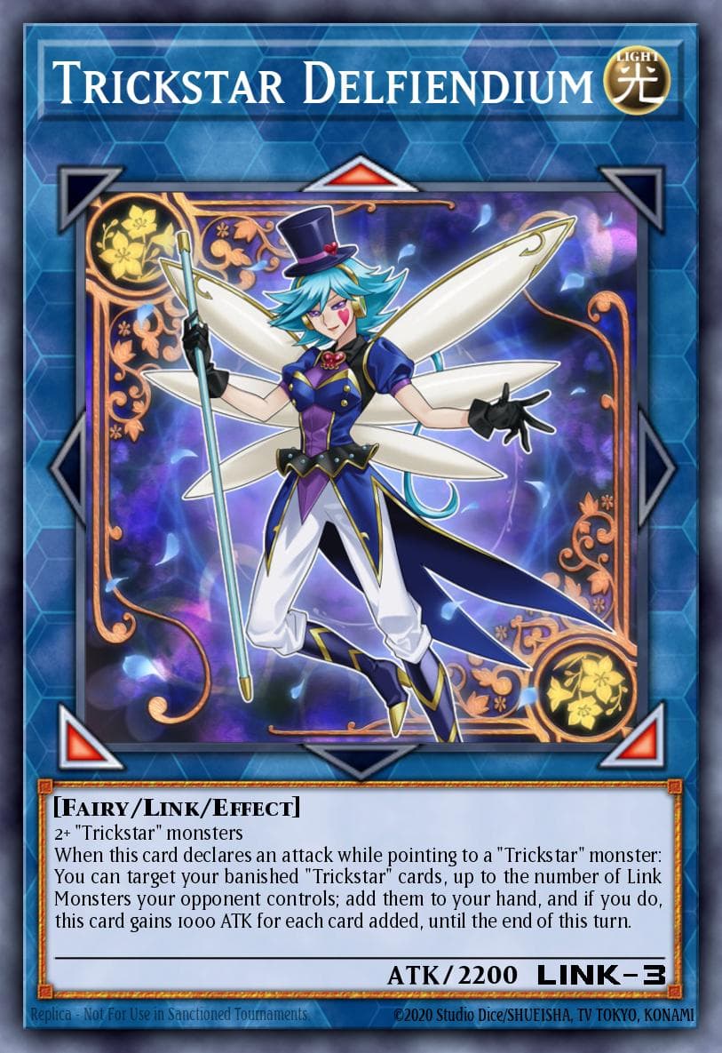Trickstar Delfiendium 2018 Yu-Gi-Oh! Flames of Destruction