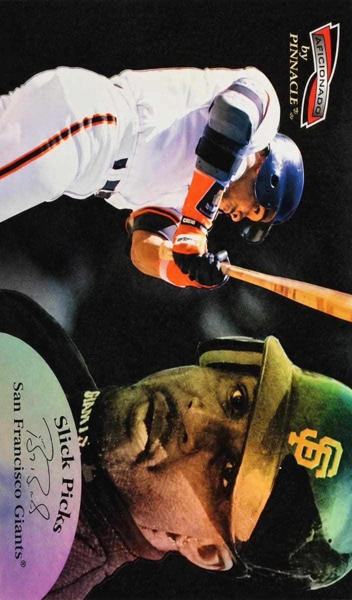 Barry Bonds 1996 unknown Pinnacle Aficionado