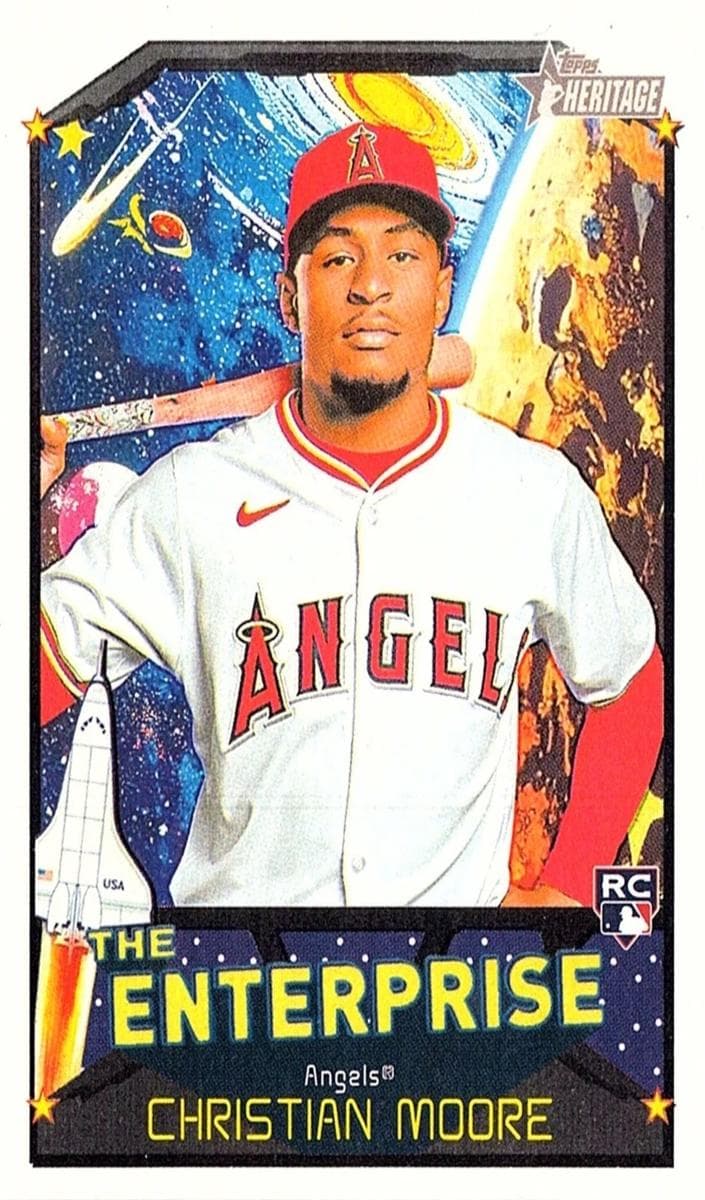 Christian Moore 2026 topps Topps Heritage