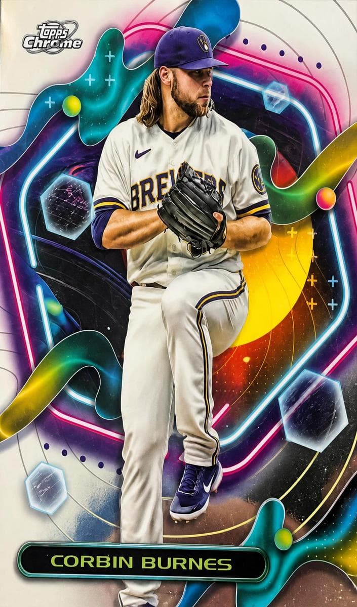 Corbin Burnes 2023 topps Topps Cosmic Chrome