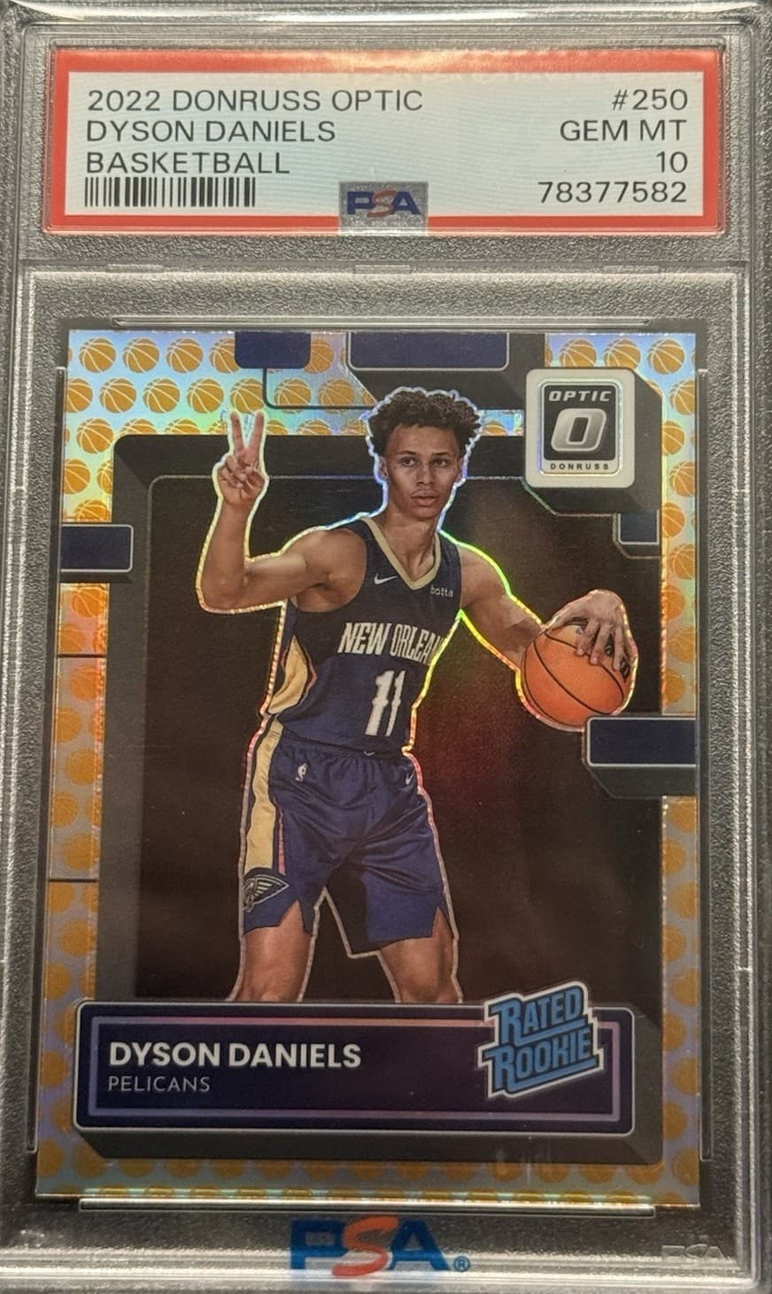 DYSON DANIELS -23 Basketball - 2022 Donruss Optic