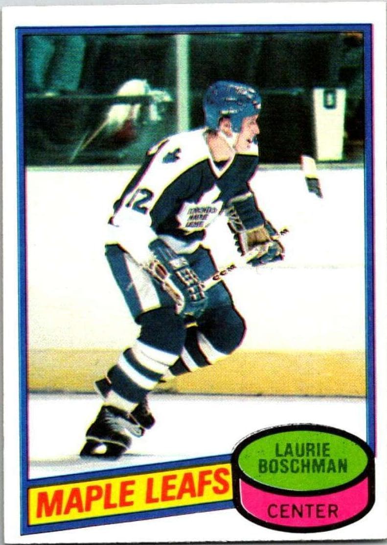 Laurie Boschman 1980 topps Topps