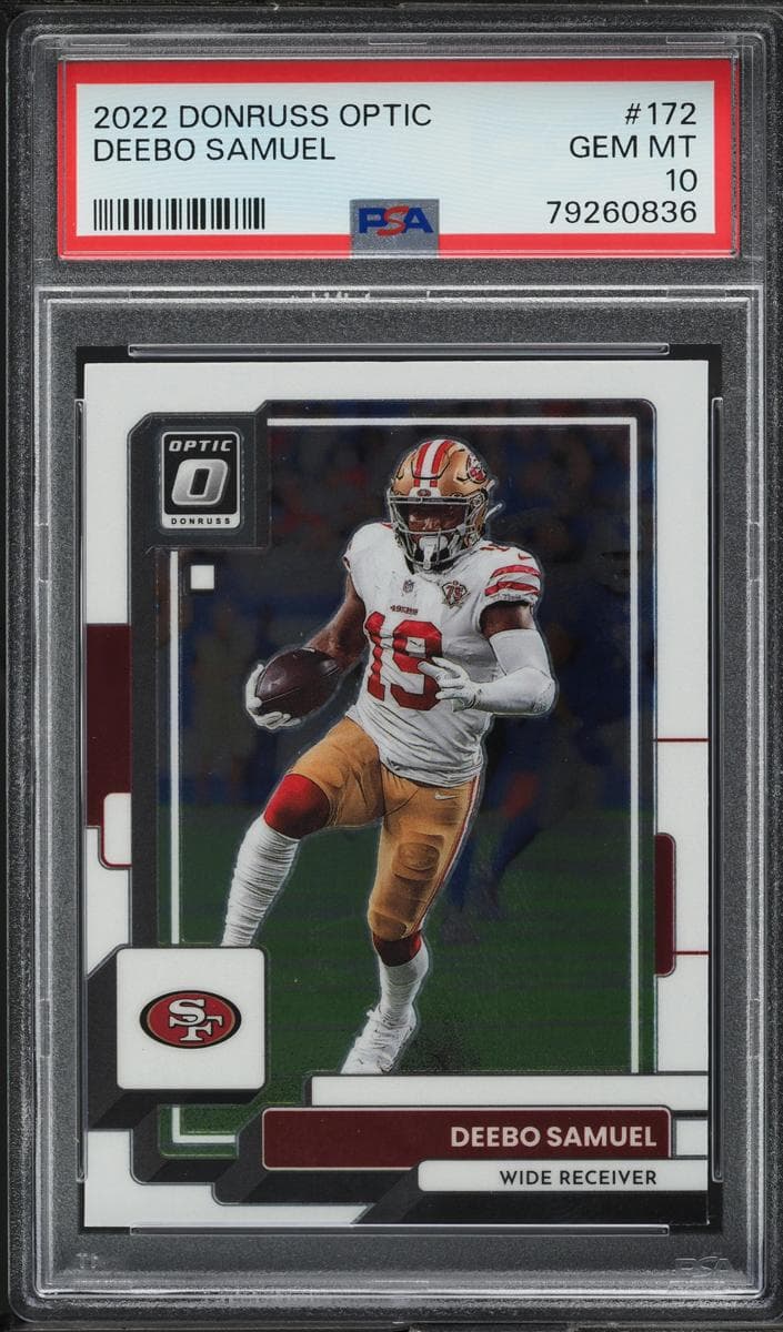 Deebo Samuel 2022 panini Donruss Optic