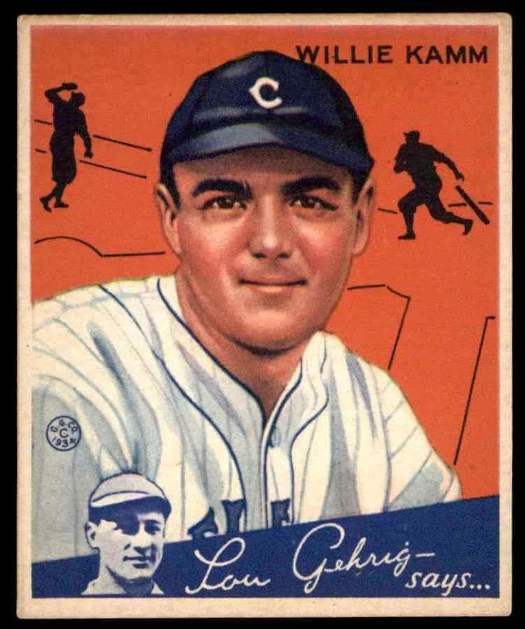 Willie Kamm 1934 unknown