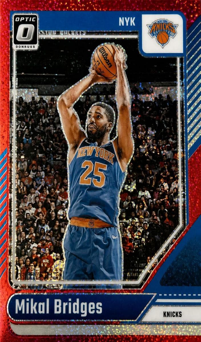 Mikal Bridges 2024 panini Donruss Optic