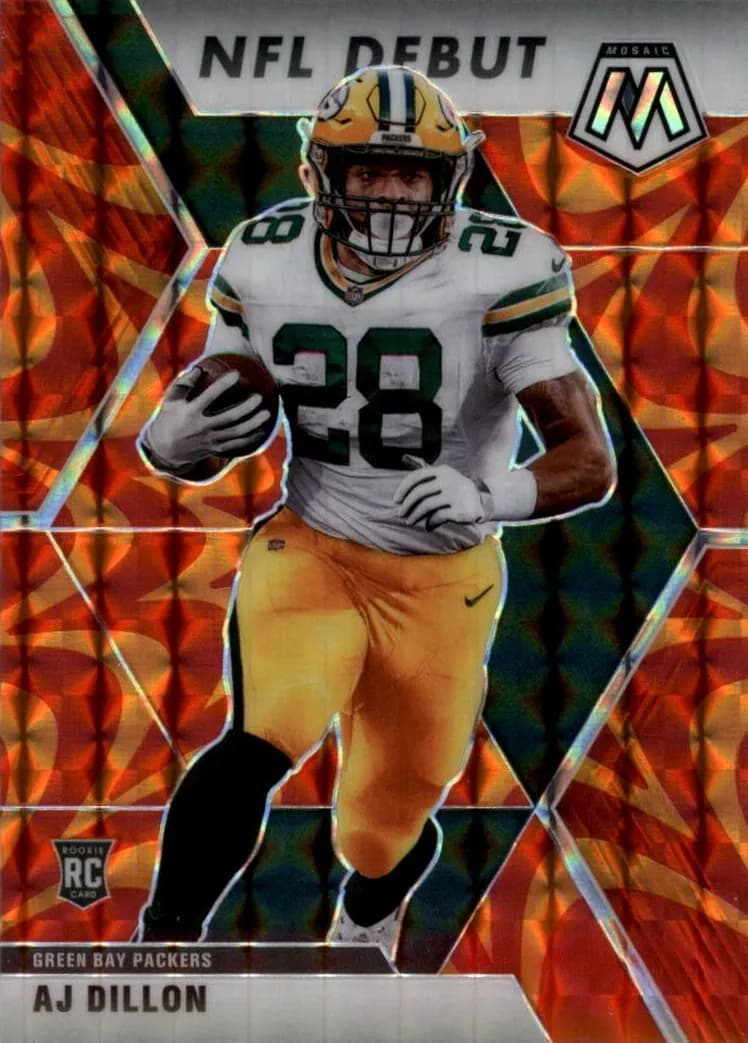 AJ Dillon 2020 panini Panini Mosaic