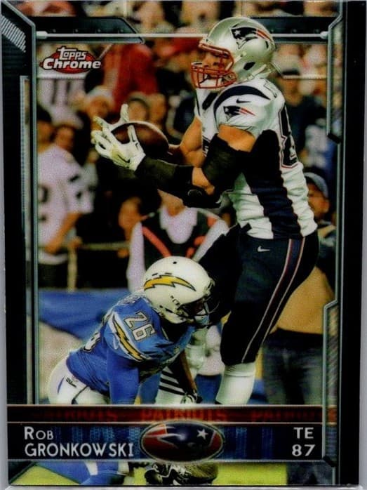 Rob Gronkowski New 2015 Topps Chrome 2015 Topps Chrome