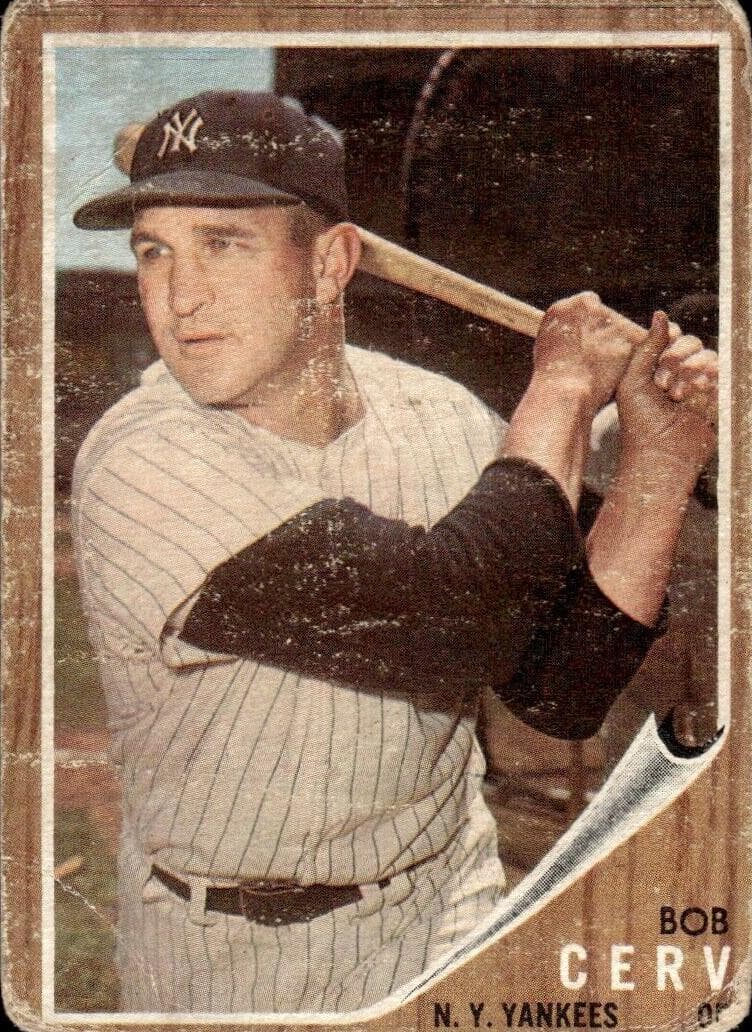 Bob Cerv 1962 topps Topps Venezuelan