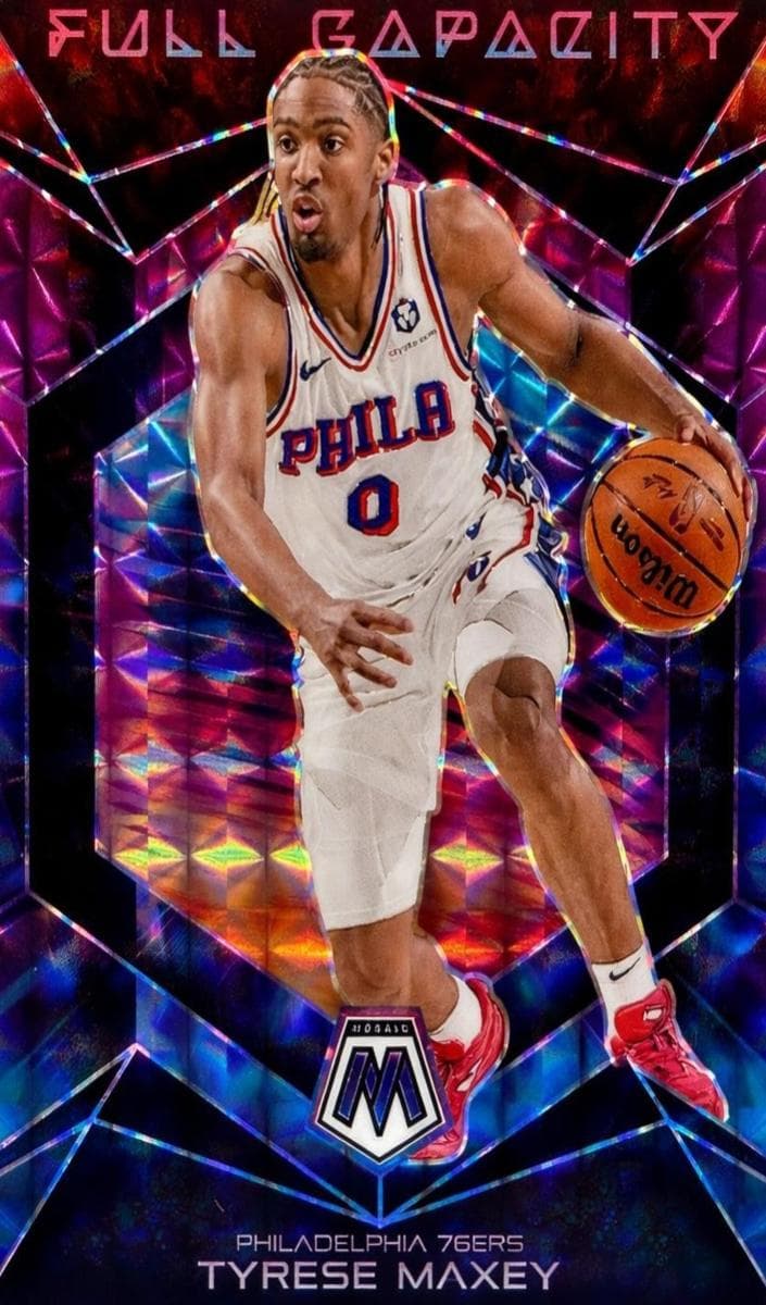 Tyrese Maxey 2024 panini Panini Mosaic