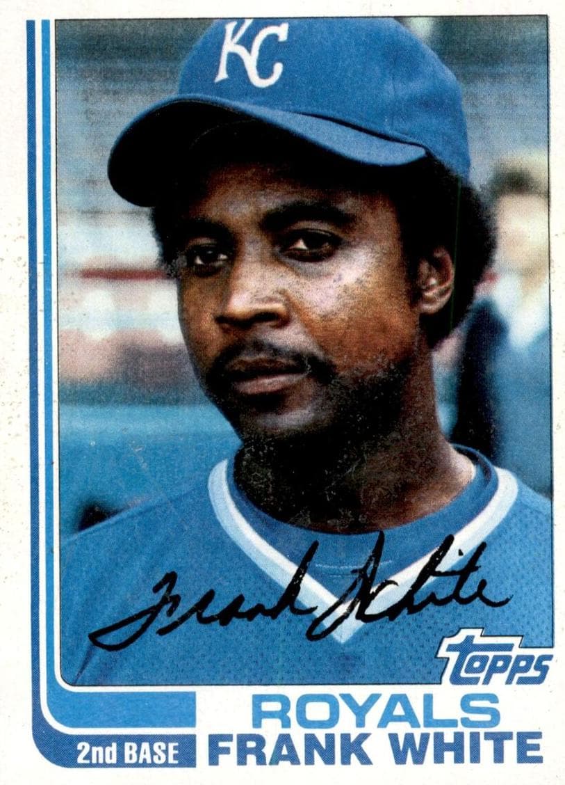 Frank White trading card
