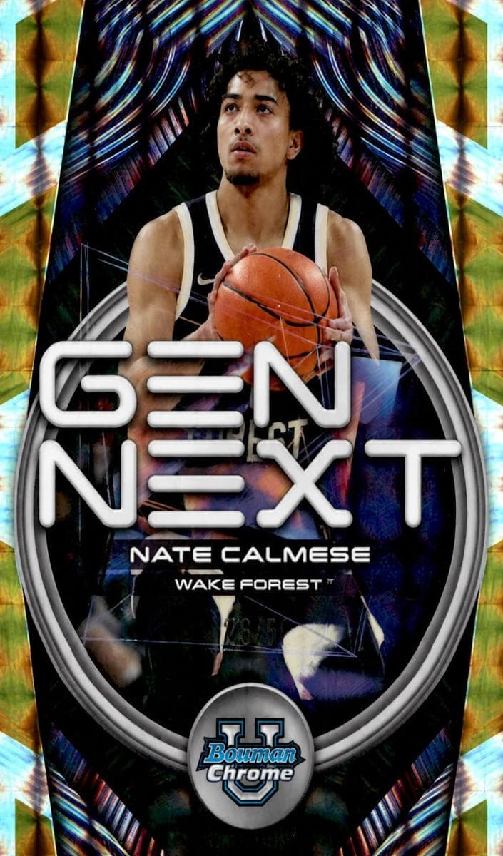 Nate Calmese trading card