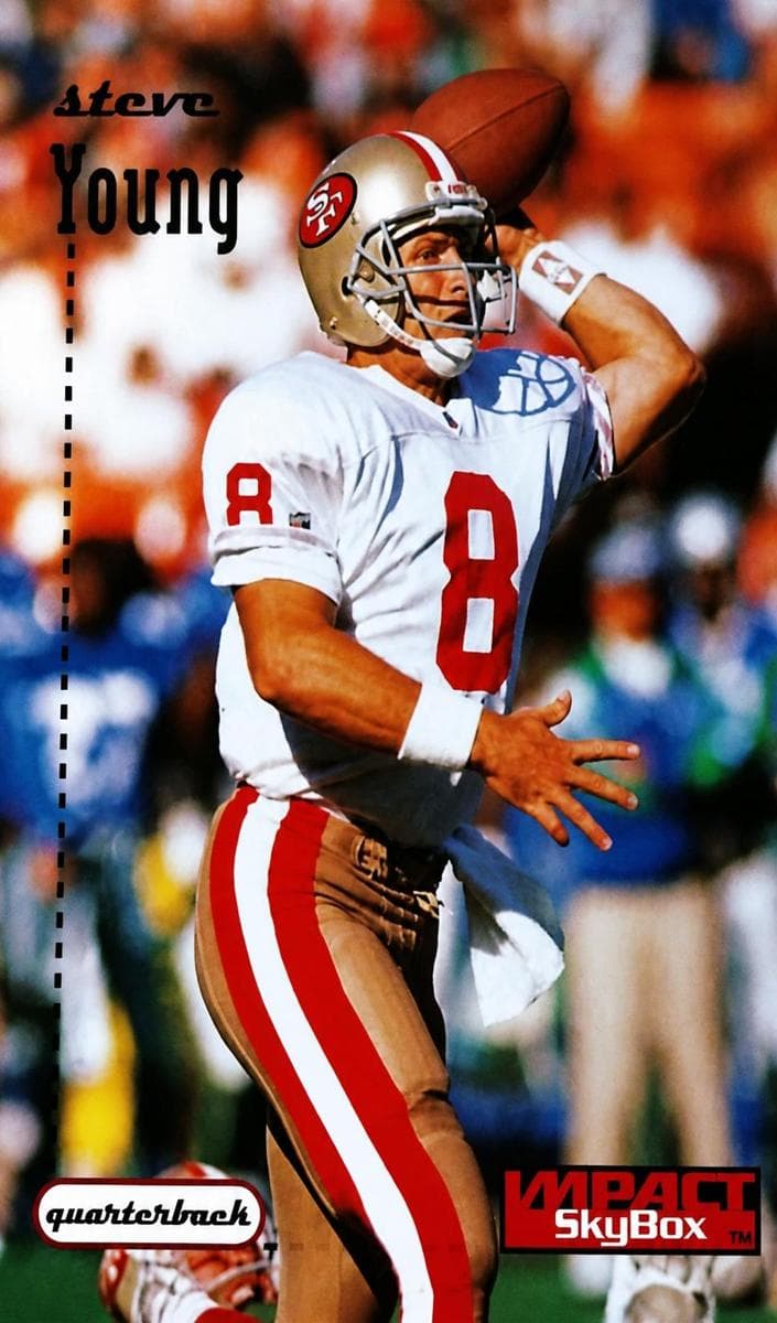 Steve Young 1996 fleer