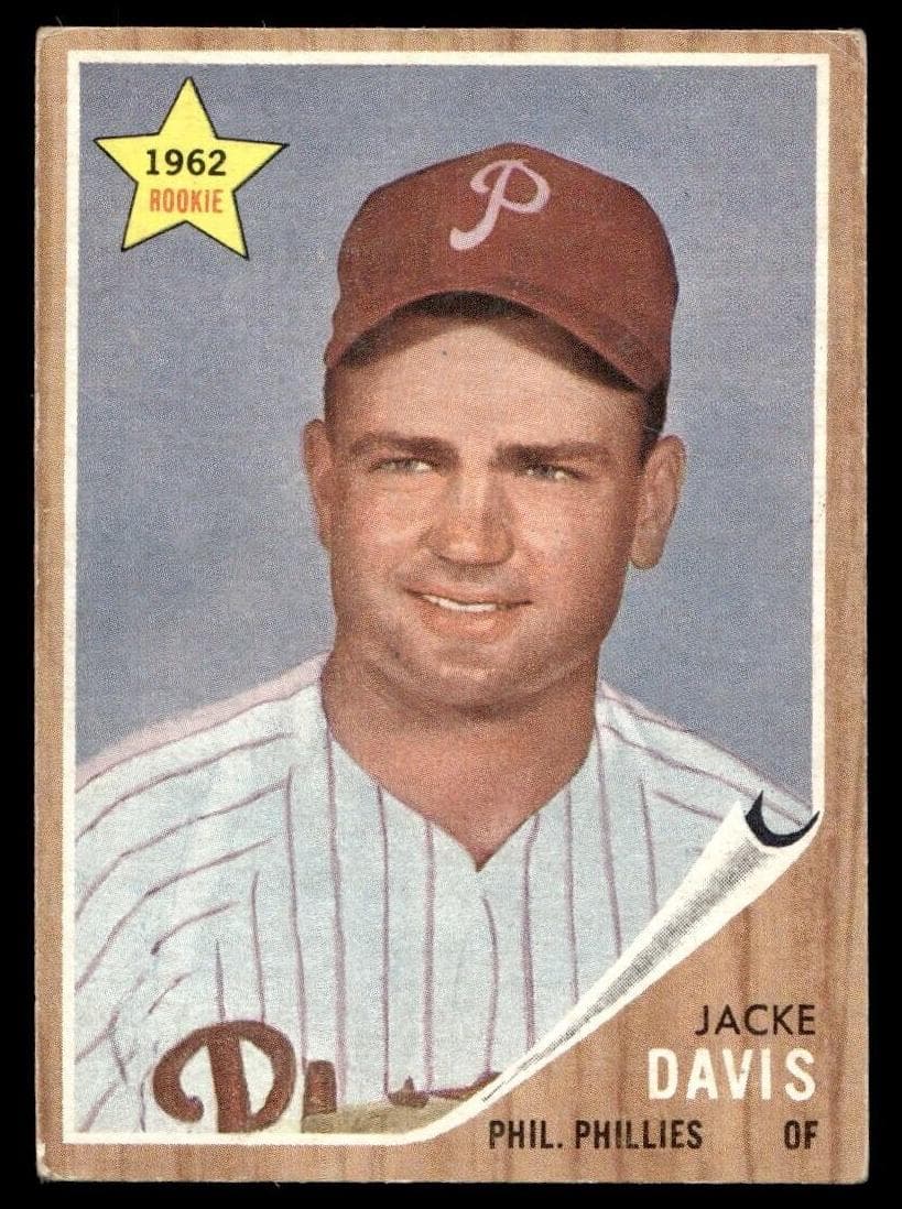Jacke Davis 1962 topps Topps