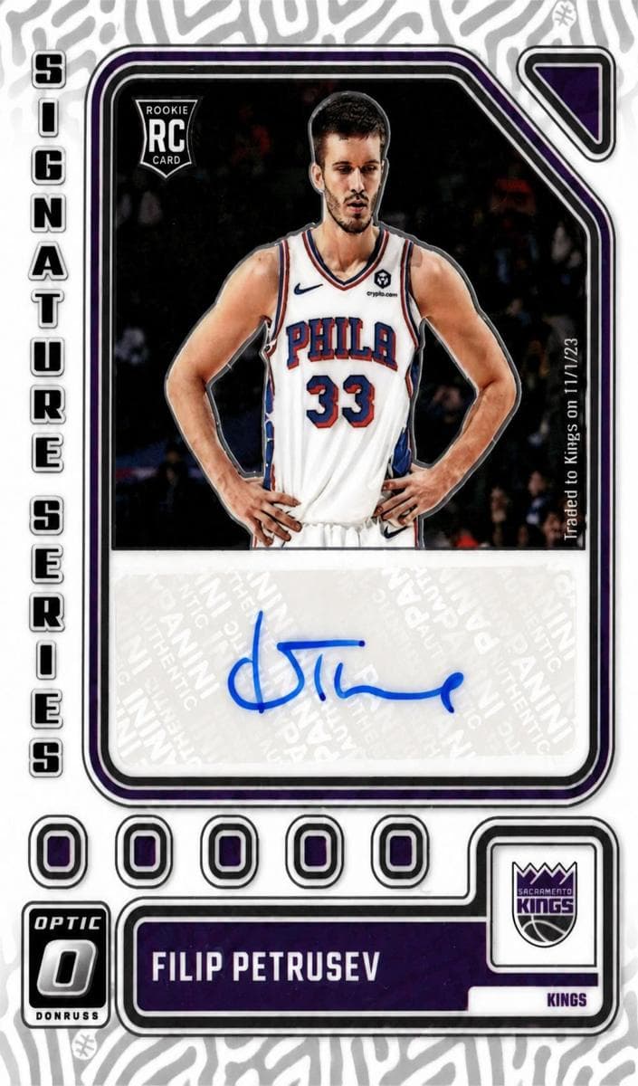 Filip Petrusev 2023 panini Donruss