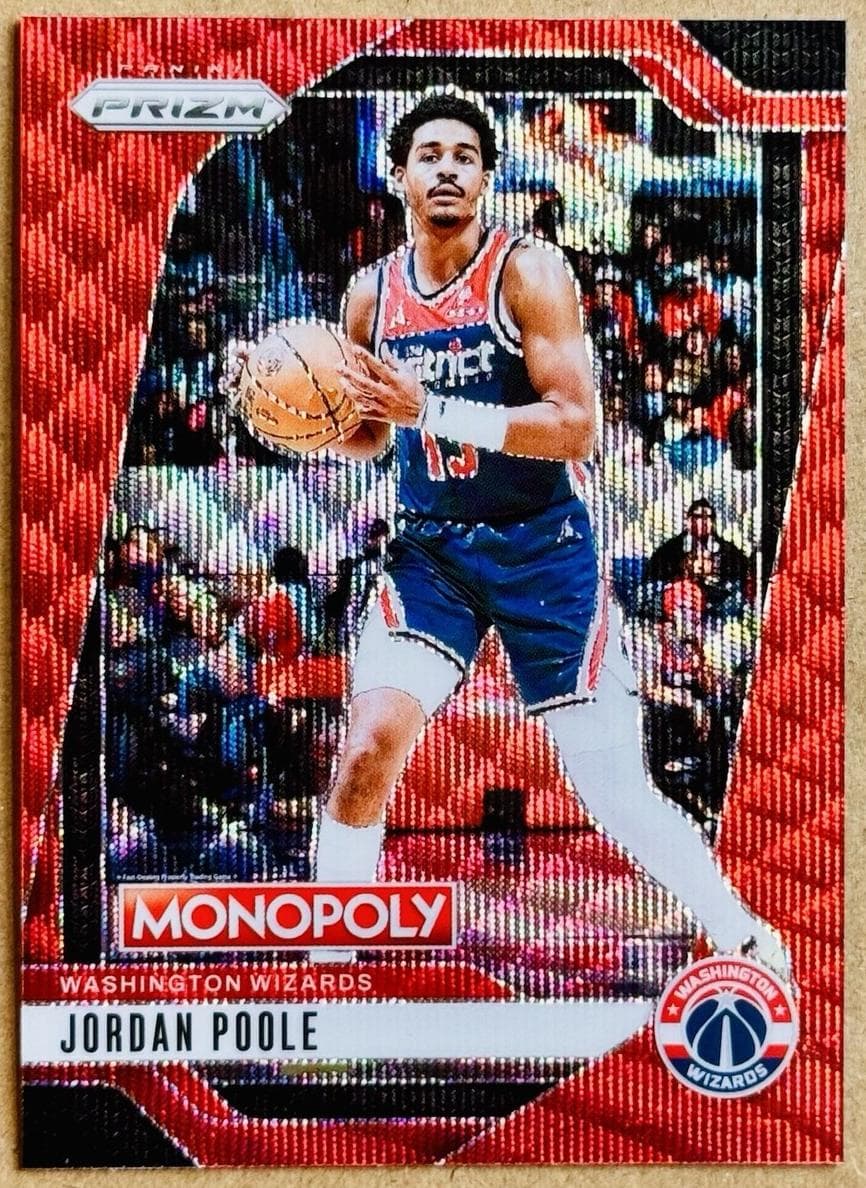 Jordan Poole 2024 panini Panini Prizm Monopoly
