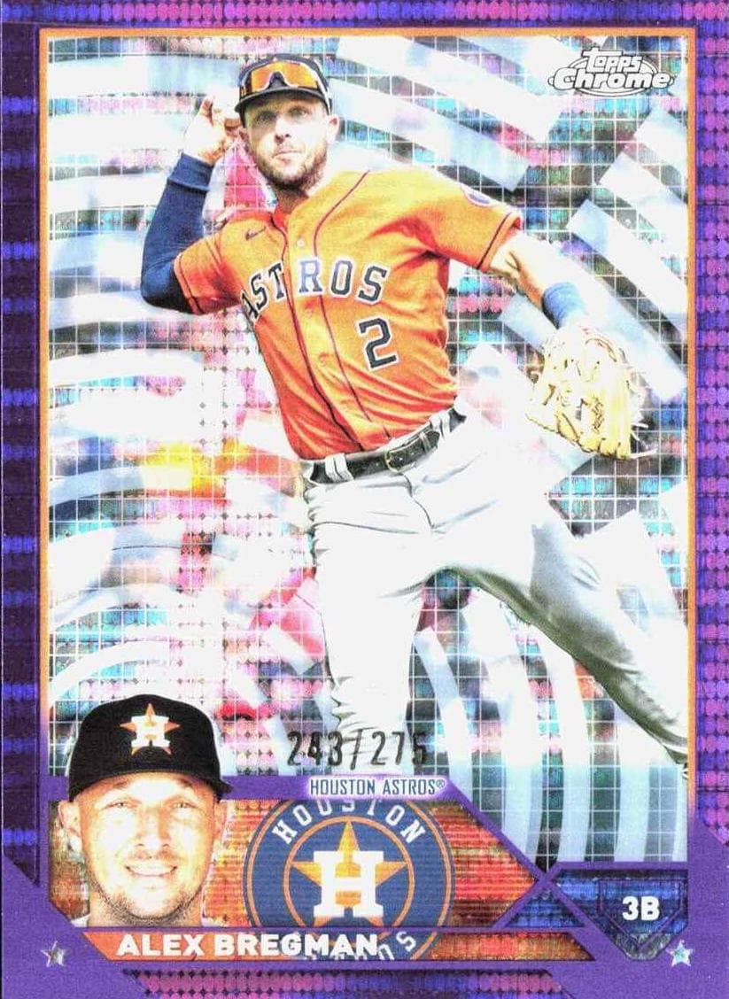 Alex Bregman trading card