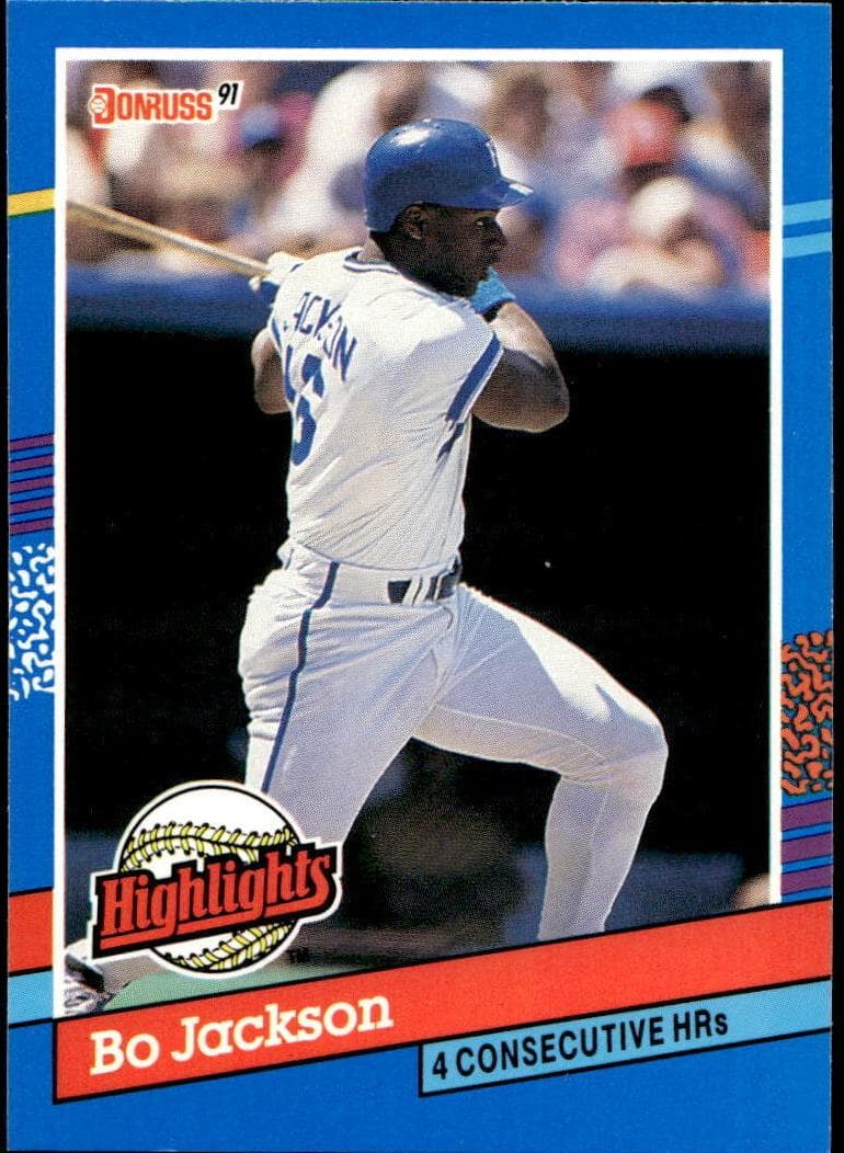 Bo Jackson 1991 panini Donruss