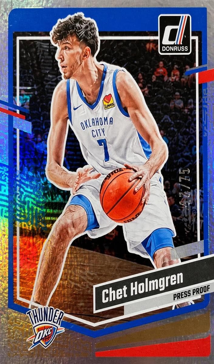 Chet Holmgren 2023 panini Donruss