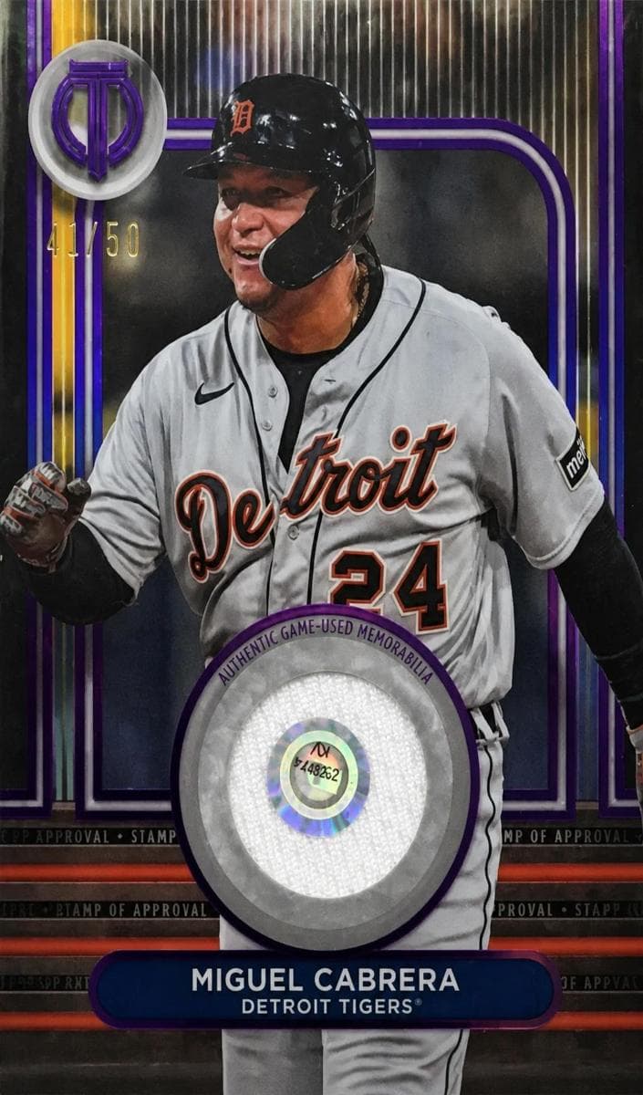 Miguel Cabrera 2024 topps Topps Tribute